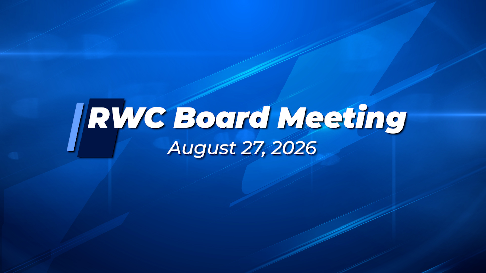 Thumbnail image for Rossmoor Walnut Creek Board Meeting on August 27, 2026